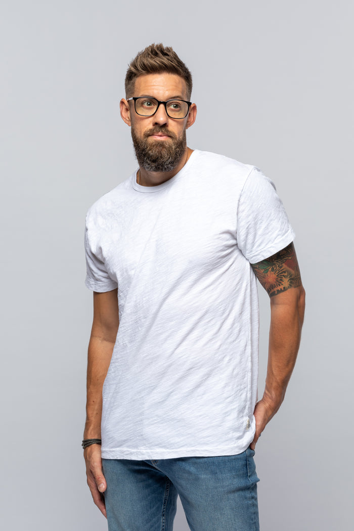 S / White