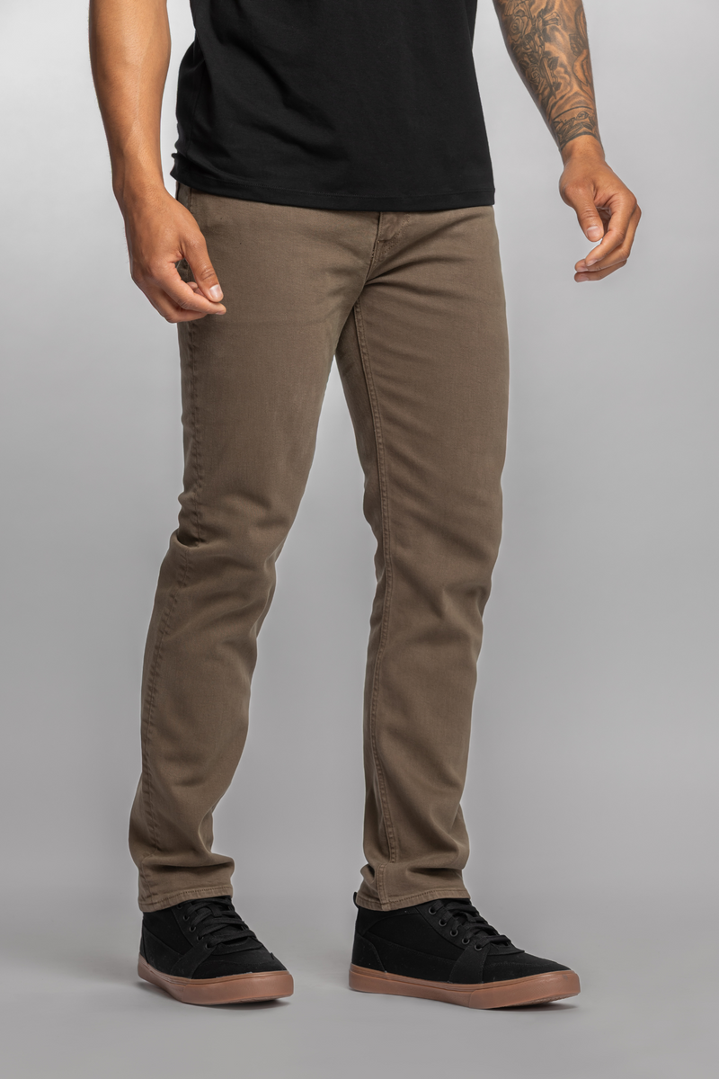 Sharp - Slim Fit Jeans - Faded Walnut Color | Revtown