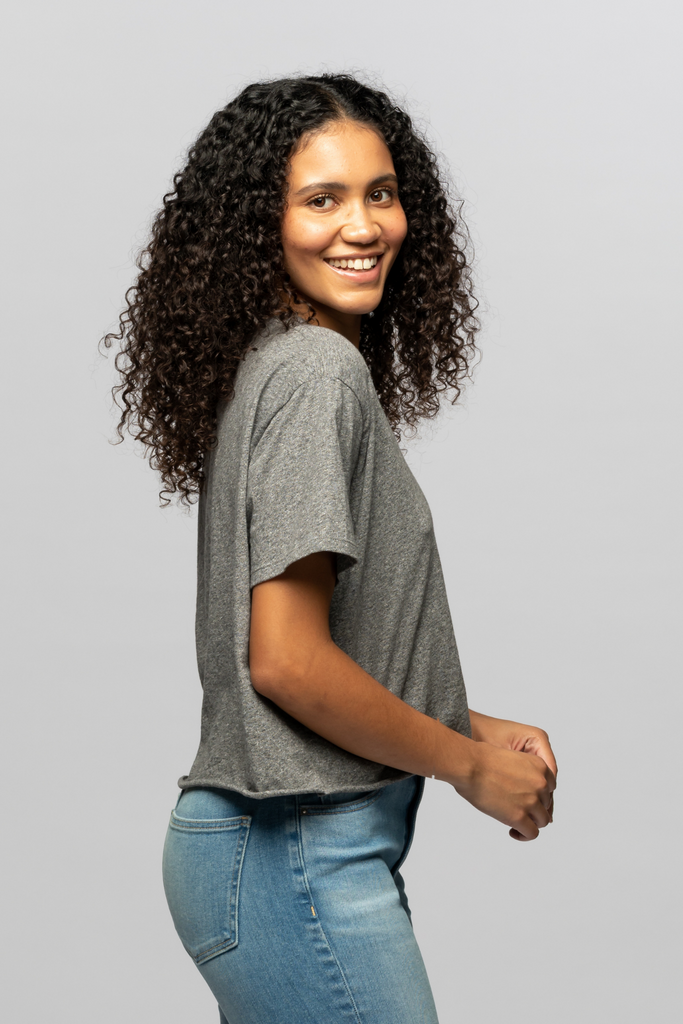 All Day Crop - Speckled Black