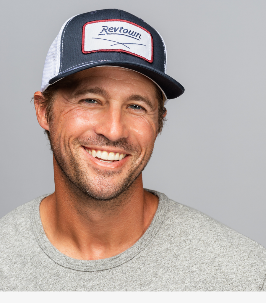 Revtown Cross Stitch Trucker Hat