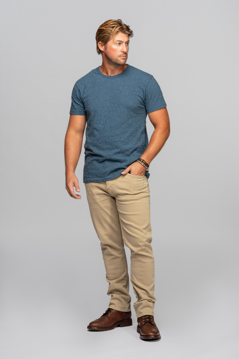 Sharp - Slim Fit Jean - Original Khaki Color | Revtown