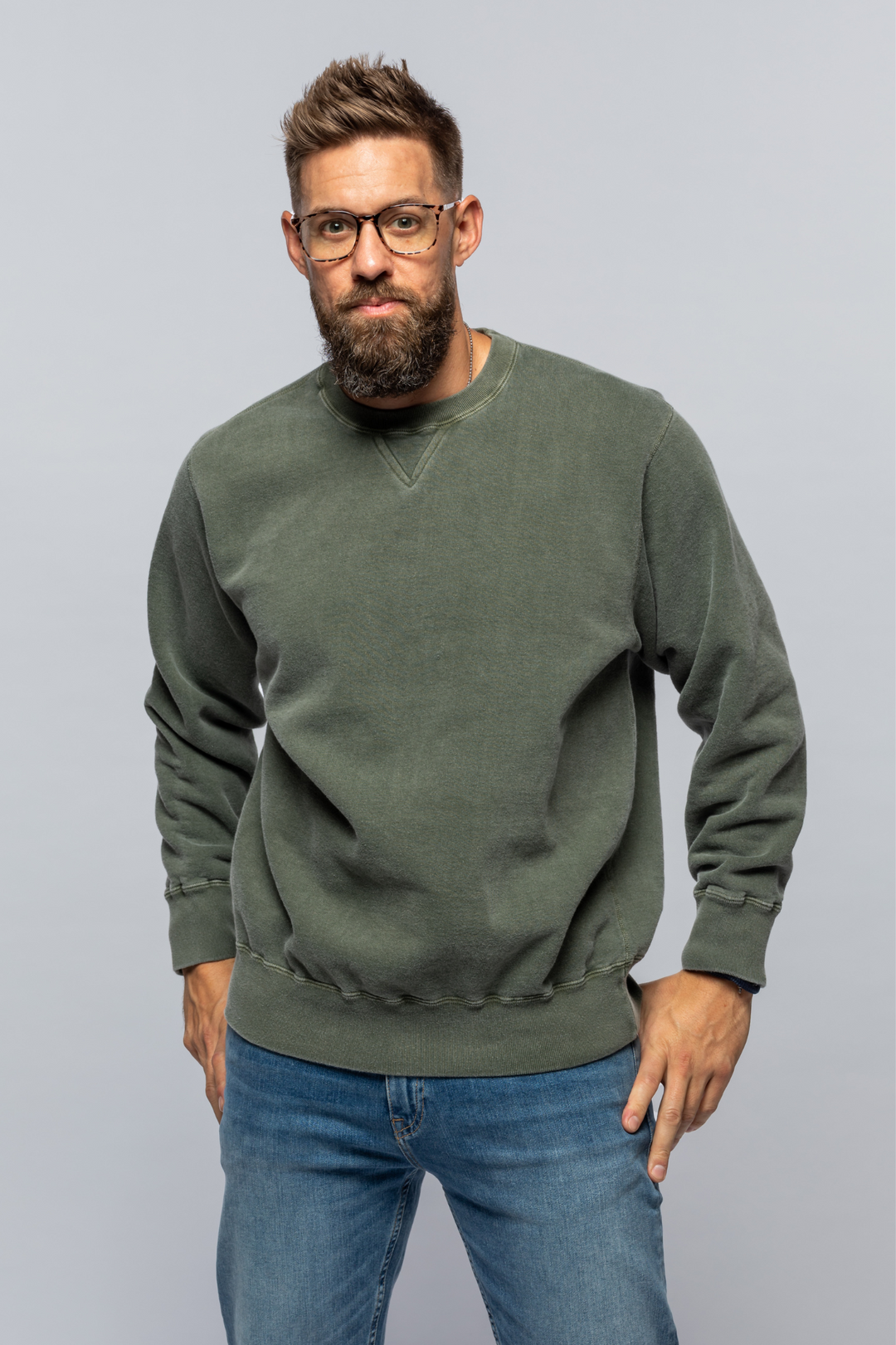 The Icon Crew - Washed Olive – Revtown