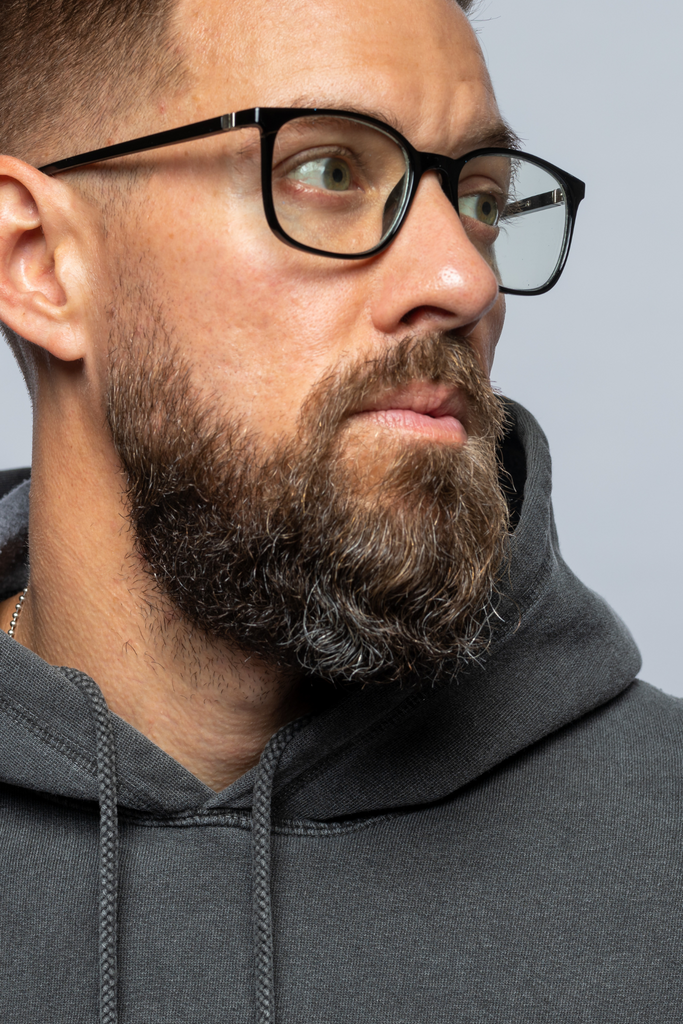 The Icon Hoody - Washed Black