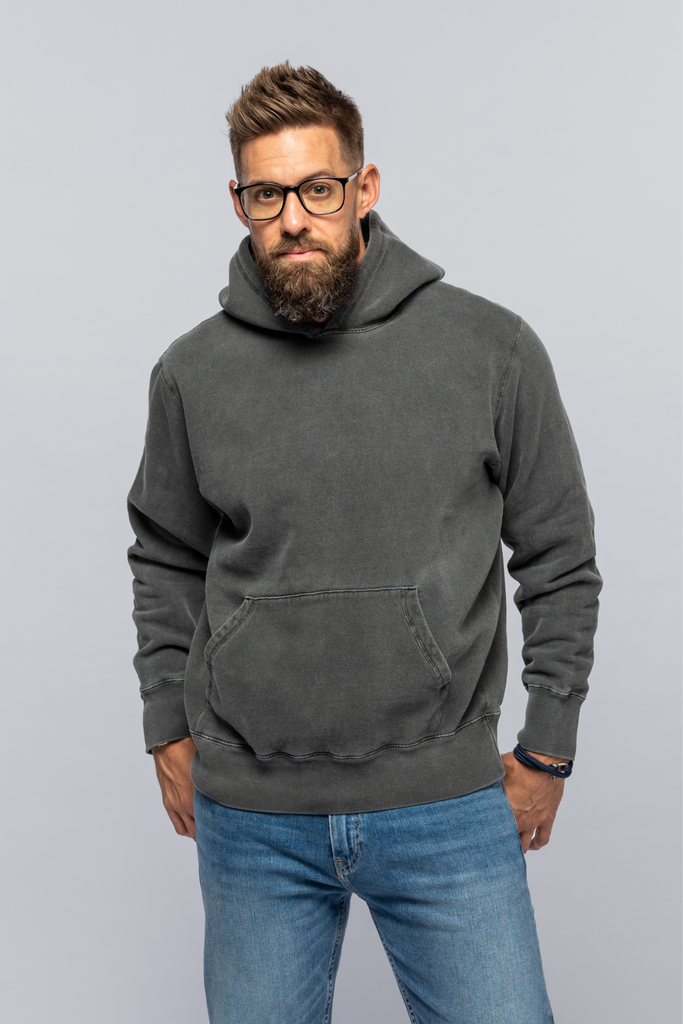 The Icon Hoody - Washed Black