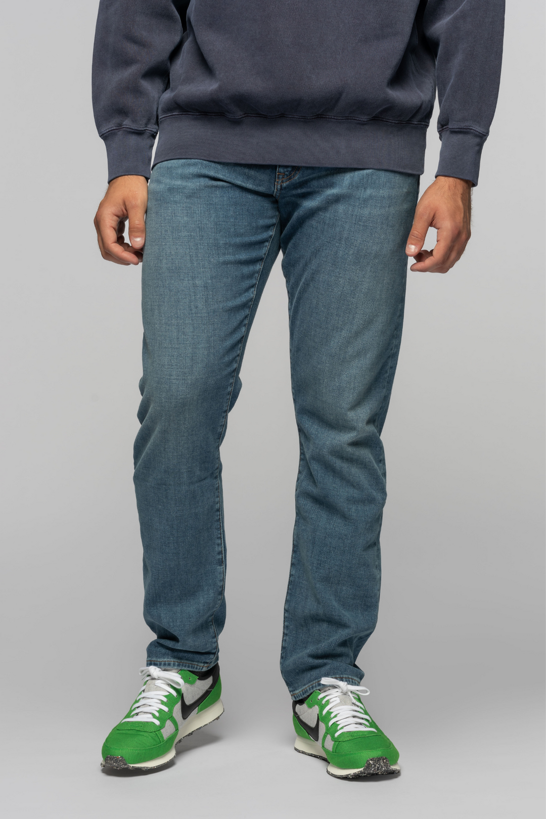 indigo MEN | Light Curve Jeans 9oz Medium Indigo